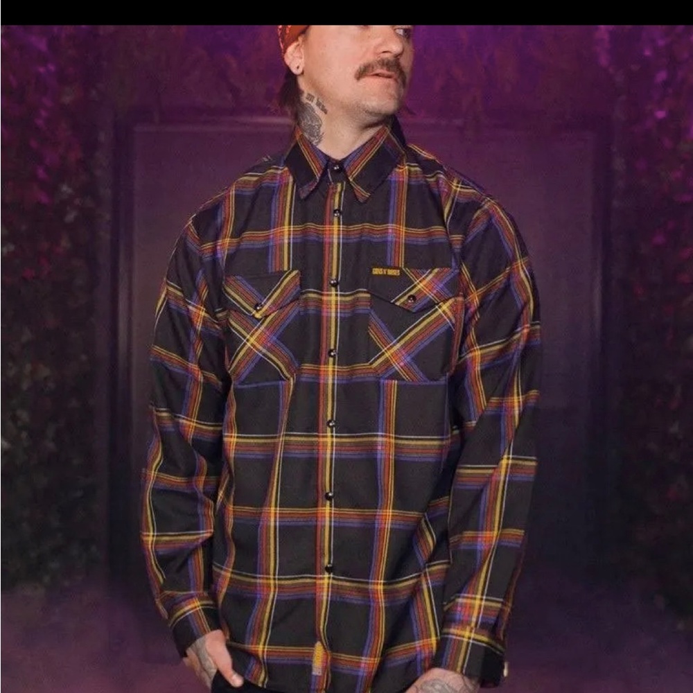DIXXON GUNS N ROSES FLANNEL SIZE LARGE *NEW*